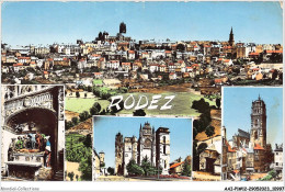 AAIP1-12-0024 - RODEZ - Vue Generale-Ensevelissement Du St Sauveur-La Cathedrale Xiii Eme Siecle - Rodez