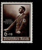 Deutsches Reich 701 Reichsparteitag A. Hitler MLH Falz * - Ungebraucht