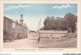 AAIP10-12-0928 - VILLEFRANCHE-DE-ROUERGUE - Entree De La Promenade Du Langue Doc - Villefranche De Rouergue