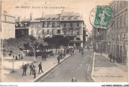 AAIP6-12-0581 - RODEZ - Place De La Cite Et Rue De La Paix  - Rodez