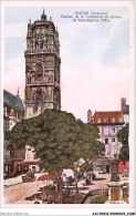 AAIP6-12-0569 - RODEZ - Clocher De La Cathedrale Et Statue De Monseigneur Affre - Rodez