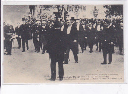 ALLEMANS-du-DROPT: 1909, Le Président De La République Allant Inaugurer Le Monument Deluns-montaud - Très Bon état - Autres & Non Classés