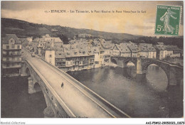 AAIP5-12-0467 - ESPALION - Les Tanneries-Le Pont Neuf-Le Pont Vieux Sur Le Lot - Espalion