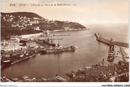 AAOP5-06-0413 - NICE - L'Entrée Du Port Et Le Mont-boron - Schiffahrt - Hafen