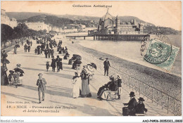 AAOP4-06-0354 - NICE - Promenade Des Anglais Et Jetée-Promenade - Markten, Pleinen