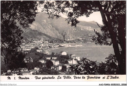 AAOP3-06-0247 - MENTON - Vue Générale - La Ville - Vers La Frontière Et L'Italie - Menton