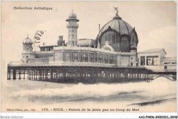 AAOP3-06-0227 - NICE - Palais De La Jetée Par Un Coup De Mer - Monuments