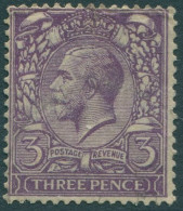 Great Britain 1924 SG423 3d Violet KGV #2 FU (amd) - Unclassified