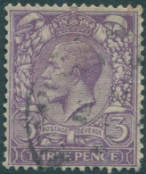 Great Britain 1924 SG423 3d Violet KGV #5 FU (amd) - Unclassified