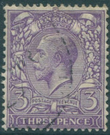 Great Britain 1924 SG423 3d Violet KGV #1 FU (amd) - Unclassified