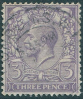 Great Britain 1924 SG423 3d Violet KGV #4 FU (amd) - Unclassified