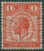 Great Britain 1929 SG435 1d Scarlet Postal Union Congress KGV #2 FU (amd) - Ohne Zuordnung