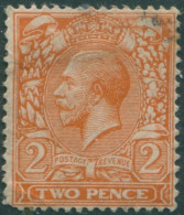 Great Britain 1912 SG368 2d Orange KGV #3 FU (amd) - Non Classificati