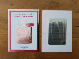 Carte Lancome La Vie Est Belle Rose Extraordinaire - Modernes (à Partir De 1961)