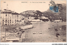 AAOP1-06-0059 - MENTON - Le Port Et La Vieille Ville - Menton