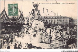 AAOP1-06-0049 - Carnaval De NICE 1908 - Char Du Diabolo - Carnevale