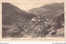 AAZP11-37-1054 - Route Des Alpes -Chateau Queyras -Village Et Fort - Autres & Non Classés