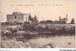 AAOP7-06-0544 - ANTIBES - Le Cap - Porte Et Villa Mauresque - Antibes - Vieille Ville