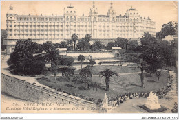 ABTP5-06-0375 - NICE - Excelsior Hotel Regina Et Le Monument De S M La Reine Victoria - Monuments, édifices