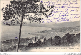 ABTP3-06-0193 - CANNES - Panorama Pris Des Pins De La Californie - Cannes