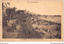ABTP2-06-0160 - CANNES - La Plage Et Les Hotels - Cannes