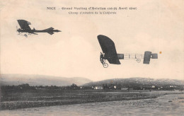 NICE (Alpes-Maritimes) - Grand Meeting D'Aviation (10-25 Avril 1910) - Avions Champ De La Californie - Voyagé (2 Scans) - Transport (air) - Airport