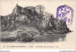 ABTP11-06-1016 - Ile SAINTE-MARGUERITES - Le Port - Les Rocher Saut De Bazaine - Cannes