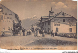 ACJP10-01-0842 - GEX Hotel Et Col De La Faucille Et Le Mont-Blanc - Gex