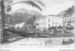 ABTP9-06-0751 - MENTON - Jardin Public - Menton