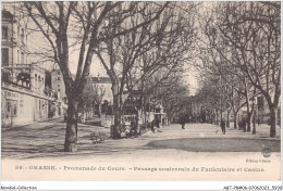 ABTP8-06-0655 - GRASSE - Promenade Du Cours - Passage Souterain Du Funniculaire Et Le Casino - Grasse