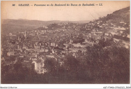 ABTP7-06-0642 - GRASSE - Panorama Vue Du Boulevard Du Baron De Rothschild - Grasse