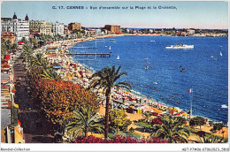ABTP7-06-0595 - CANNES - Vue D'Ensemble Sur La Plage Et La Croisette - Cannes