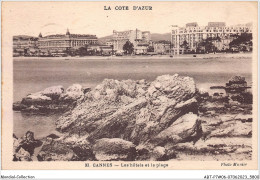ABTP7-06-0590 - CANNES - Les Hotels Et La Plage  - Cannes