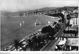 ABTP6-06-0463 - CANNES - La Plage La Promenade De La Croisette Et Le Suquet - Cannes