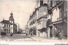 ACJP5-01-0352 - BOURG - La Poste Et L'Avenue Alsace-Lorraine  - Sonstige & Ohne Zuordnung