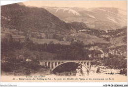 ACJP4-01-0280 -  BELLEGARDE - Le Pont Du Moulin De Pierre Et Les Montagnes Du Jura  - Bellegarde-sur-Valserine
