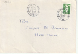 CAD / N°  2711  83800  - HYERES   MARINE - Handstempel