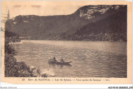 ACJP2-01-0139 - NANTUA - Lac De Sylans - Une Partie De Barque  - Nantua