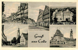 72634558 Celle Niedersachsen Stechbahn Zoellnerstrasse Schloss Rathaus Stadtkirc - Celle