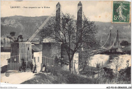 ACJP11-01-1000 - LAGNIEU - Pont Suspendu Sur Le Rhone  - Unclassified