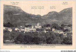 ACJP10-01-0931 - GEX - Vue Panoramique Et Col De La Faucille  - Gex