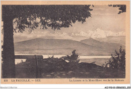ACJP10-01-0930 - GEX - Le Leman Et Le Mont - Blanc Vus De La Redoute  - Gex