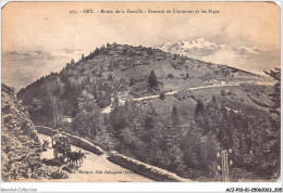 ACJP10-01-0906 - GEX - Route De La Faucille - Sommet De Florimont Et Les Alpes  - Gex