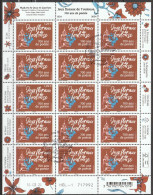 2024 - Y/T 5xxx - OBL 1er JOUR - "JEUX FLORAUX DE TOULOUSE – 700 ANS DE POÉSIE" - BLOC FEUILLET 15 TIMBRES - Used Stamps