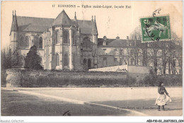 AEBP10-02-0898 - SOISSONS - Eglise Saint-Léger - Façade Est  - Soissons