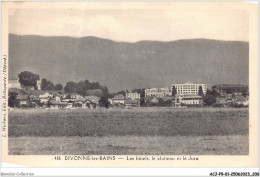 ACJP9-01-0812 -  DIVONNE-LES-BAINS -Les Hotels -le Chateau Et Le Jura  - Divonne Les Bains