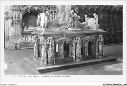 ACJP8-01-0714 -  BOURG - Eglise De Brou - Tombeau De Philibert -le-Beau  - Brou - Iglesia