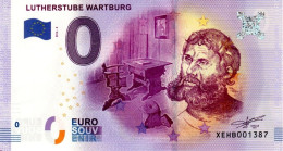 Billet Touristique - 0 Euro - Allemagne - Lutherstube Wartburg (2016-2) - Private Proofs / Unofficial