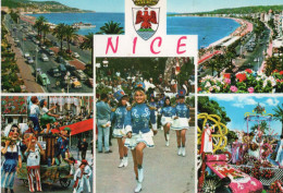 06 NICE SOUVENIR DE NICE, Multi-vues, CARNAVAL  Année 1960 EDIT  (MAR), état Impeccable - Carnival