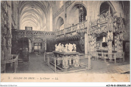 ACJP8-01-0683 -  BOURG - Eglise De BROU - Le Choeur  - Brou - Iglesia